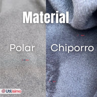CALZA POLAR CON CHIPORRO PALAZZO MUJER ELASTICADA TERMICA GRIS MELANGE - 8