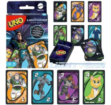 JUEGO MATTEL CARTAS UNO BUZZ LIGHTYEAR - 1