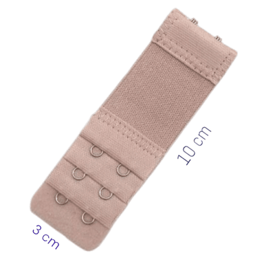 PACK X3 EXTENSORES PARA SOSTÉN MUJER VICALLY FASHION EXTENSORES 2 BROCHES - 4