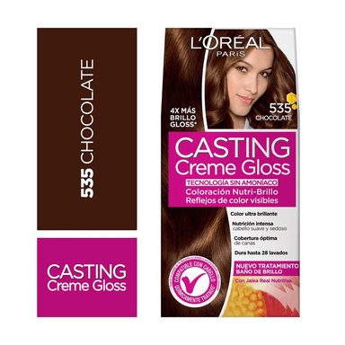 TINTE L'ORÉAL CASTING CREME GLOSS 535 CHOCOLATE - 1