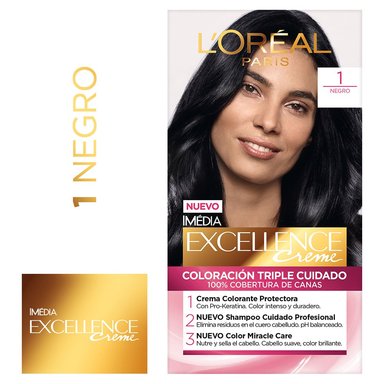 TINTE L'ORÉAL EXCELLENCE CREME 1 NEGRO - 1