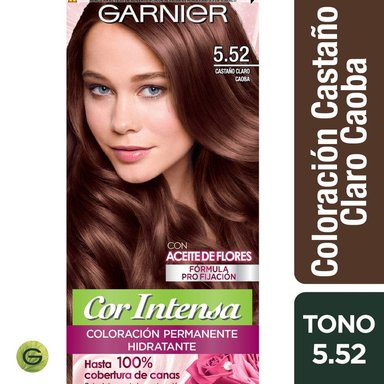 TINTE COR INTENSA 5.52 CASTAÑO CLARO CAOBA GARNIER - 1