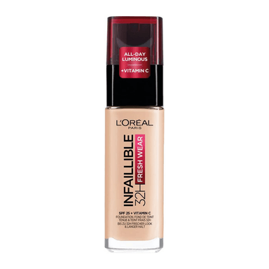 L'ORÉAL PARIS INFAILLIBLE 32H FRESH WEAR BASE DE MAQUILLAJE 20 IVORY - 1