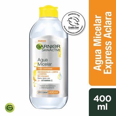 AGUA MICELAR GARNIER EXPRESS ACLARA - 1