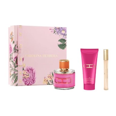 PERFUME CAROLINA HERRERA CH INSIGNIA LEATHER MUJER EDP 100 ML + BODY LOTION 100 ML + MINI 10 ML - 1