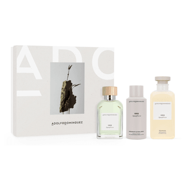 PERFUME ADOLFO DOMINGUEZ 1993 AGUA FRESCA HOMBRE EDT 200ML + GEL 400ML + DEO 150ML - 1