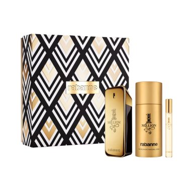 SET PERFUME ONE MILLION EDT 100 ML + MINI 10 ML + DEO 150 ML 2026 PACO RABANNE - 1