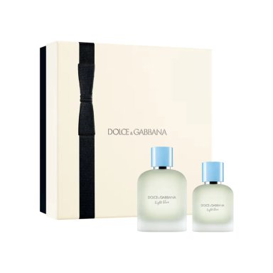 SET PERFUME DOLCE GABBANA LIGHT BLUE POUR HOMME EDT 100 ML + 50 ML - 1