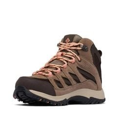 ZAPATILLAS MUJER COLUMBIA OUTDOOR CAFÉ CLARO CUERO WATERPROOF - 2