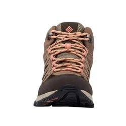 ZAPATILLAS MUJER COLUMBIA OUTDOOR CAFÉ CLARO CUERO WATERPROOF - 3