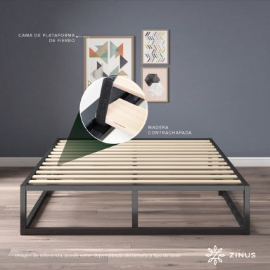 BASE CAMA ZINUS JOSEPH 1 PLAZA 90X190X25CM - 6