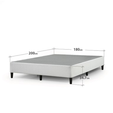 BASE CAMA ZINUS KEENAN KING 180X200X36CM - 2