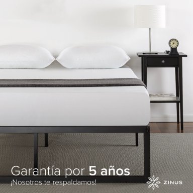 BASE DE CAMA ABEL ZINUS 1 PLAZA 90X190X36CM - 8