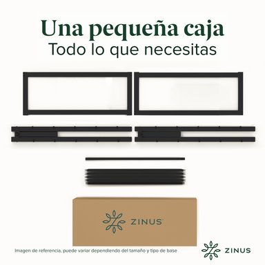 BASE CAMA ZINUS ABEL KING 180X200X36CM - 7