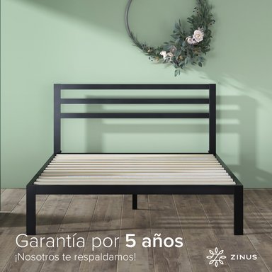 BASE CAMA ZINUS CON RESPALDO MIA KING 180X200X36CM - 9