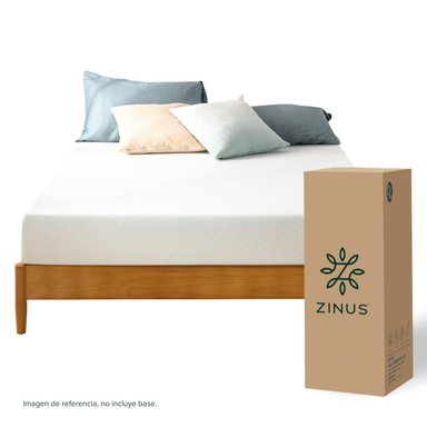 COLCHÓN ZINUS 2 PLAZAS ESPUMA GREEN TEA 150 X 190 X 25 CM - 2
