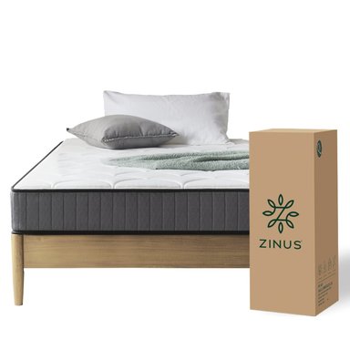 COLCHÓN ZINUS 1.5 PLAZAS LONG POCKET CLOUD 105 X 200 X 20 CM - 1