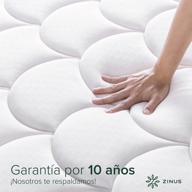 COLCHÓN ZINUS 2 PLAZAS LONG EURO TOP CLOUD 150 X 200 X 25 CM - 9