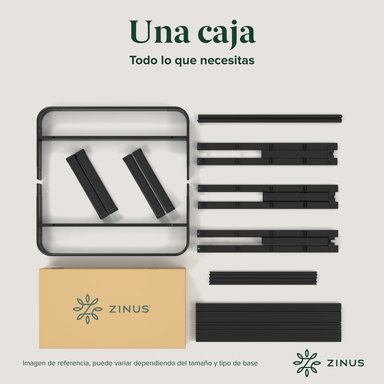 BASE CAMA ZINUS KING 180X200X30CM RUMI - 8