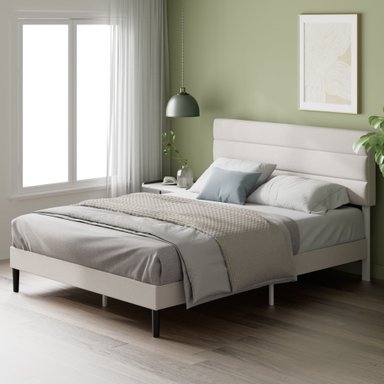 BASE CAMA ZINUS PREMIUM KING 180X200X30CM PIPER CON RESPALDO - 2