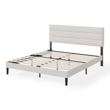 BASE CAMA ZINUS PREMIUM KING 180X200X30CM PIPER CON RESPALDO - 3