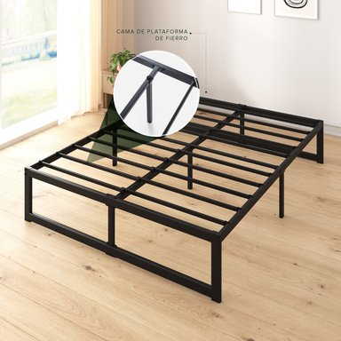 BASE CAMA ZINUS ABEL SUPER KING 200X200X36CM - 6