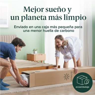 CAMA JOSEPH ZINUS RESORTES POCKET 1 PLAZA 25CMS - 6