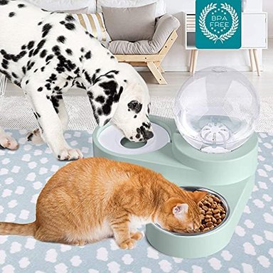 PLATO PERROS GATOS AGUA ESFERA CYS MARKET DISPENSADOR - 2