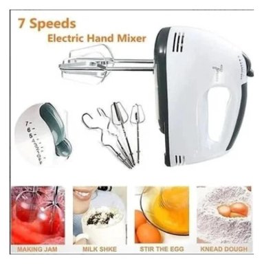 BATIDORA SOKANY MANO ELECTRICA 400W 7V 2 PUNTAS CX-6618 - 4