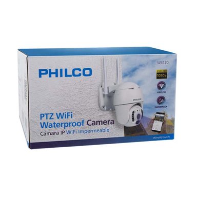 CÁMARA SEGURIDAD COUGAR IP WIFI HD 1080P BLANCO H265 PHILCO - 3