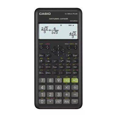CALCULADORA CASIO NEGRO CIENTIFICA 252 FUNCIONES FX-350LA PLUS - 1