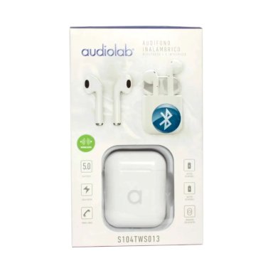 AUDÍFONOS AUDIOLAB TWS013 EARPOD BLUETOOTH BLANCO - 3