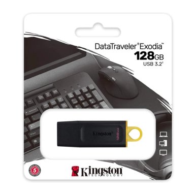 PENDRIVE KINGSTON USB 3.2 128GB DATATRAVELER EXODIA - 3