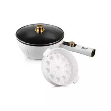 OLLA ELECTRICA VAPORERA MULTIFUNCION 1300W 5L BLANCO R5239 - 1