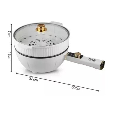 OLLA ELECTRICA VAPORERA MULTIFUNCION 1300W 5L BLANCO R5239 - 2