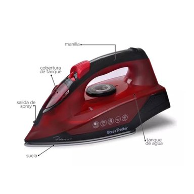 PLANCHA A VAPOR 2200W 260ML ROJO UT-DUNST URSUS TROTTER - 2