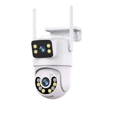 CÁMARA SEGURIDAD TOTAL CLICK WIFI DOBLE LENTE HD VN IP66 BLANCA - 1