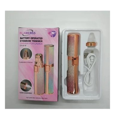 DEPILADORA FACIAL 2EN1 FEMENINO PORTATIL RECARGABLE LUZ LED - 3
