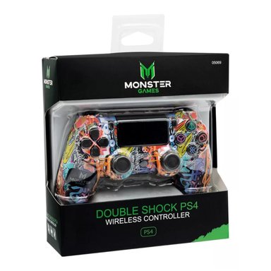 JOYSTICK CONTROL INALAMBRICO PC PS4 GRAFITI MONSTER GAMES - 4