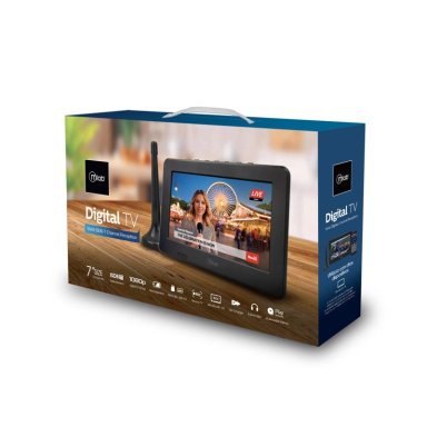 MINI TV DIGITAL PORTATIL HD 1080P 4W ISDB-T 9412 MLAB - 7