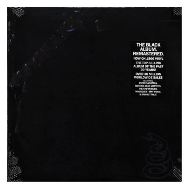 METALLICA METALLICA THE BLACK ALBUM 2LP - 1