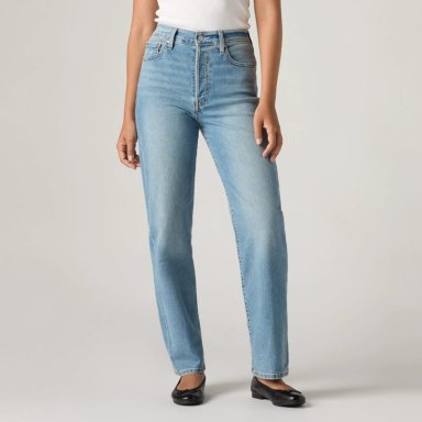 JEANS MUJER RIBCAGE STRAIGHT ANKLE AZUL LEVIS 72693-0165 - 1