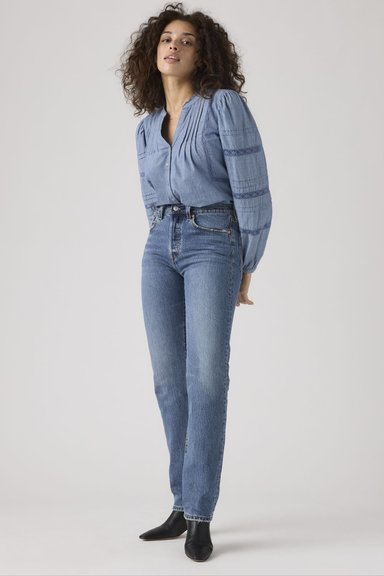 JEANS MUJER 501 AZUL ORIGINAL FIT LEVIS 12501-0396 - 4