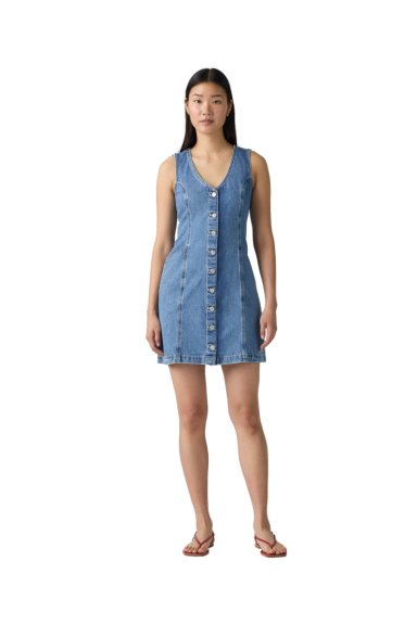 VESTIDO MUJER VIANNA VEST DRESS AZUL LEVIS 001WL-0002 - 1