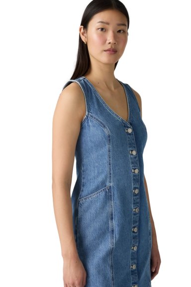 VESTIDO MUJER VIANNA VEST DRESS AZUL LEVIS 001WL-0002 - 4