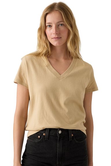 POLERA MUJER BOXY VNECK TEE CAFE  LEVIS A8774-0013 - 3