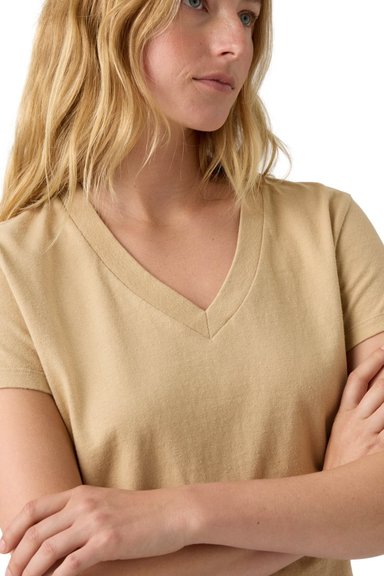 POLERA MUJER BOXY VNECK TEE CAFE  LEVIS A8774-0013 - 4