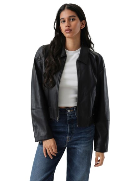CHAQUETA MUJER SHRUNKEN BOMBER NEGRO LEVIS 59544-0730 - 5