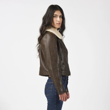 CHAQUETA MUJER VINTAGE AVIATOR SHERPA CAFE  LEVIS 59544-0735 - 2