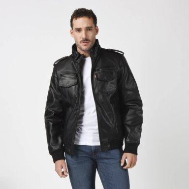 CHAQUETA HOMBRE MILITARY BOMBER NEGRO LEVIS 59491-0565 - 1